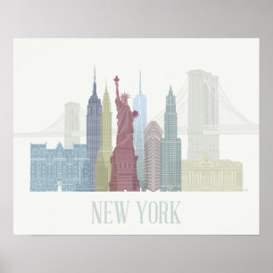 Poster New York Skyline