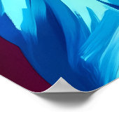 Poster New York Skyline et Statue de la Liberté dans Fauv (Coin)