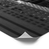 Poster New York Skyline, noir et blanc (Coin)