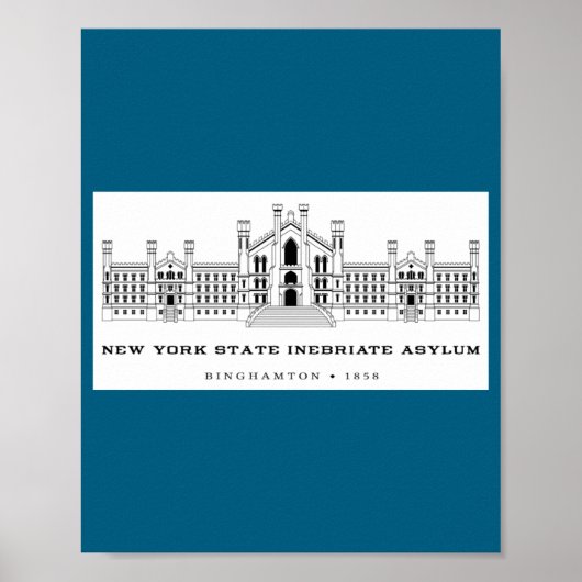 Poster New York State Inebriate Asylum Binghamton 1858 _1 (Devant)