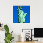 Poster New-York, Statue de la Liberté (Bureau à domicile)