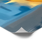 Poster New York Teddy Fauvist Manhattan Skyline Print (Coin)