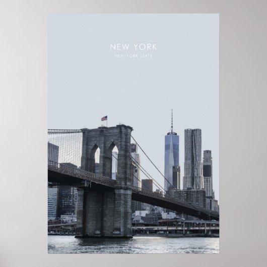 Poster New York Travel Artwork (Devant)