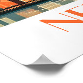 Poster New York Travel Print Wall Art (Coin)