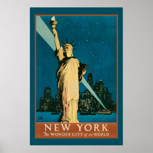 Poster New York Wonder City of the World