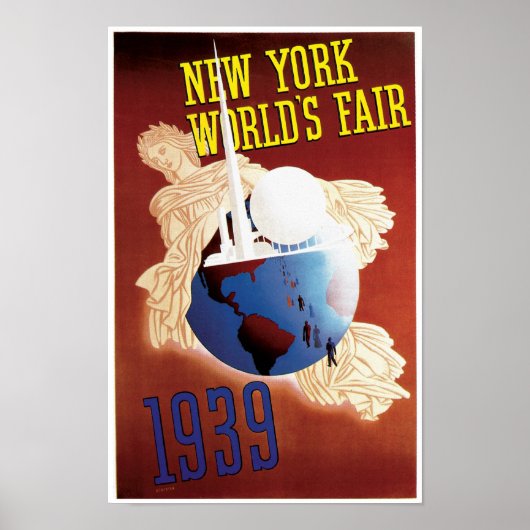 Poster New York World's Fair (Globe) (Devant)