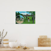 Poster New York Yankees en scène de l'entraînement (Cuisine)