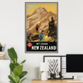 Poster New Zealand Mount Cook (Bureau à domicile)