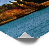 Poster New Zealand Mountain Landscape (Coin)