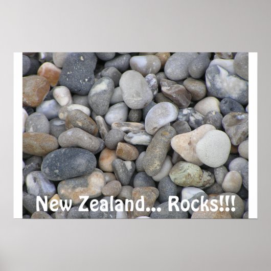 Poster New Zealand... Rocks!!! (Devant)