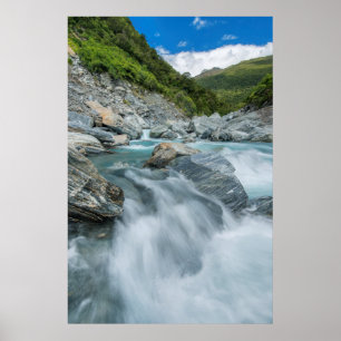 Poster New Zealand, South Island, Mt. Aspiring National