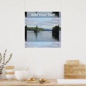 Poster Newfound Lake Jolie New Hampshire (Cuisine)