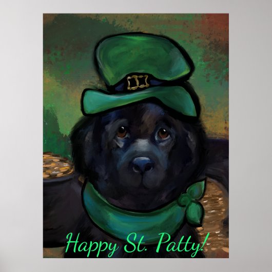 Poster Newfoundland Dog     (Devant)