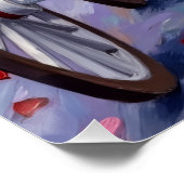 Poster Newfoundland Dog Valentine's Day  (Coin)