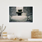 Poster Newgrange Irlande, Symboles Anciens De Pierre Spir (Cuisine)