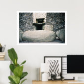 Poster Newgrange Irlande, Symboles Anciens De Pierre Spir (Bureau à domicile)