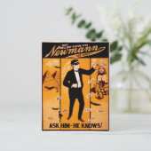  Poster Newman Psychic Briefkaart (Staand voorkant)