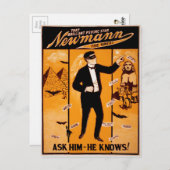  Poster Newman Psychic Briefkaart (Voorkant / Achterkant)