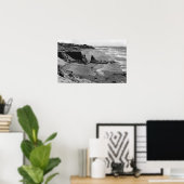 Poster Newport, Oregon Beach Vue Côte de l'Oregon (Bureau à domicile)