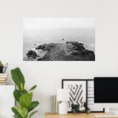 Poster Newport, Oregon Yaquina Lighthouse de Golf (Bureau à domicile)