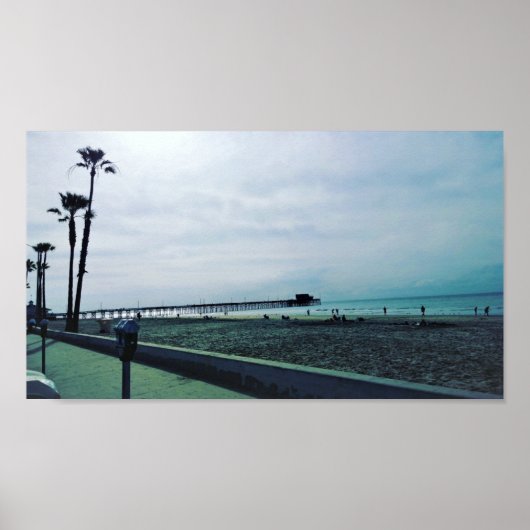 Poster Newport Pier, Newport Beach, Californie (Devant)