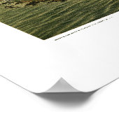 Poster Newport, RI Carte panoramique - 1878 (Coin)