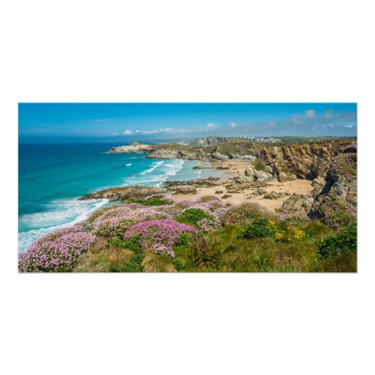 Poster Newquay en Cornouailles (Devant)