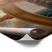 Poster NEWS & Map Capitaine 2 ou Capitaine de mer Imprime (Coin)