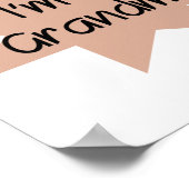 Poster Newsflash Je suis un grand-mère T-shirts et cadeau (Coin)