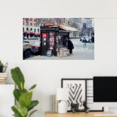 Poster NEWSTAND at BROADWAY and 75th Street - NEW YORK (Bureau à domicile)