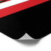 Poster NEWT - Rouge, blanc et bleu (Coin)