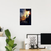 Poster NEWT SCAMANDER™ dans un bâtiment détruit (Bureau à domicile)