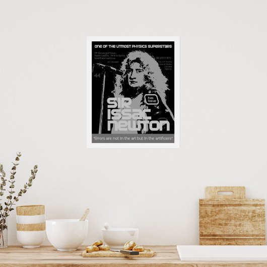 Poster Newton (Cuisine)