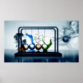 Poster Newton's Cradle (Devant)