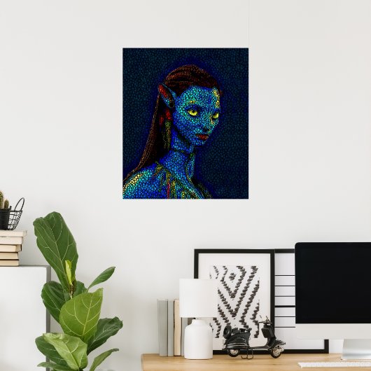 Poster Neytiri Avatar (Bureau à domicile)