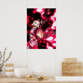Poster Nezuko Blood Demon Art Demon Slayer (Cuisine)