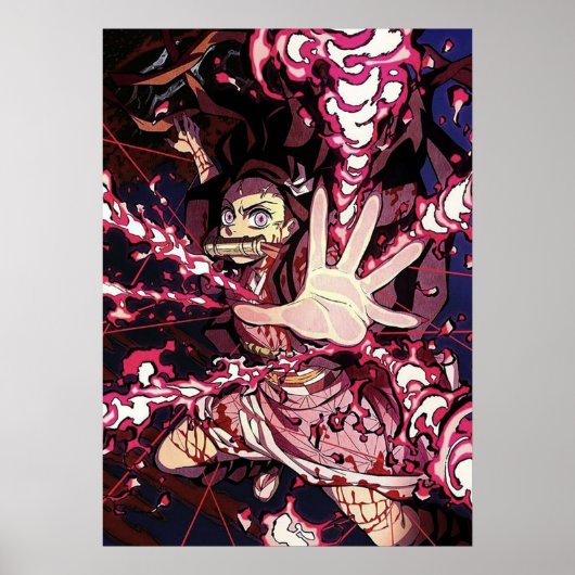 Poster Nezuko Demon Slayer (Devant)