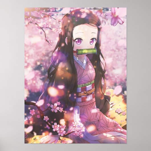 Poster Nezuko Demon Slayer Kimetsu No Yaiba (Devant)