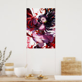 Poster Nezuko Kamado Demon Slayer (Cuisine)