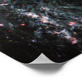 Poster NGC 1433 Galaxie spirale | MIRI | JWST (Coin)