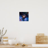 Poster NGC 3603 Star Cluster - NASA Hubble Space Photo (Cuisine)