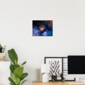Poster NGC 3603 Star Cluster - NASA Hubble Space Photo (Bureau à domicile)