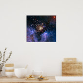 Poster NGC 3603 super star cluster NASA (Cuisine)