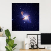 Poster NGC 5128 Centaurus A Galaxy NASA (Bureau à domicile)