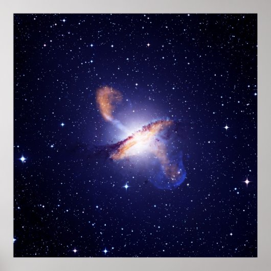 Poster NGC 5128 Centaurus A Galaxy NASA (Devant)