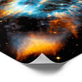Poster NGC 5189 Nébuleuse planétaire - Photo de l'espace  (Coin)