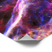 Poster Ngc 6960, La Nébuleuse De La Sorcière. (Coin)