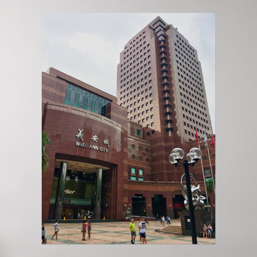 Poster Ngee Ann City Centre commercial Singapour (Devant)