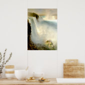 Poster Niagara Falls, American Side par Frederic Church (Cuisine)