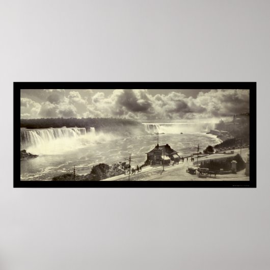 Poster Niagara Falls, New York Photo 1909 (Devant)
